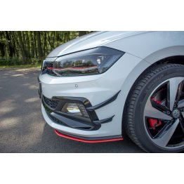 Рассекатели воздуха переднего бампера на Volkswagen Polo VI GTI